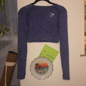 Small Gym Shark, Vital Long Sleeve Workout Top